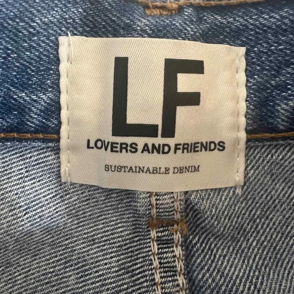 Lovers + Friends Devon High Rise 90s Cut Off Shorts Islandia Blue Size‎ 23 NW